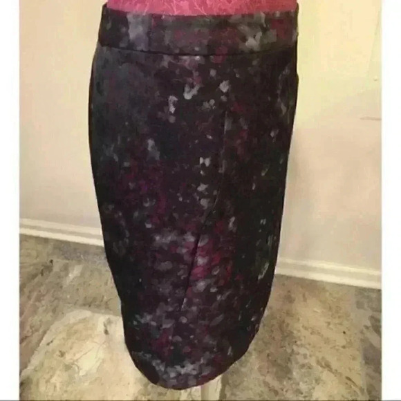 AK Ann Klein Skirt Sz 8 Multicolored With Pockets - Picture 6 of 9